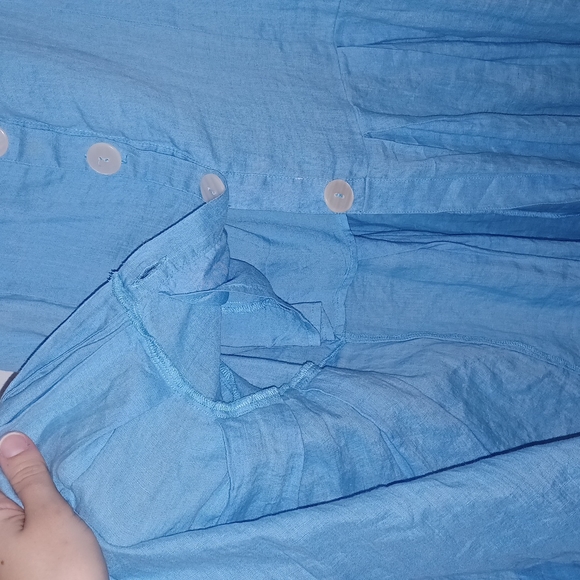 Free People Robin Egg Blue Maxi Size S - Picture 9 of 11